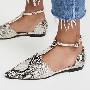 Freda Salvador Snakeprint Flats
